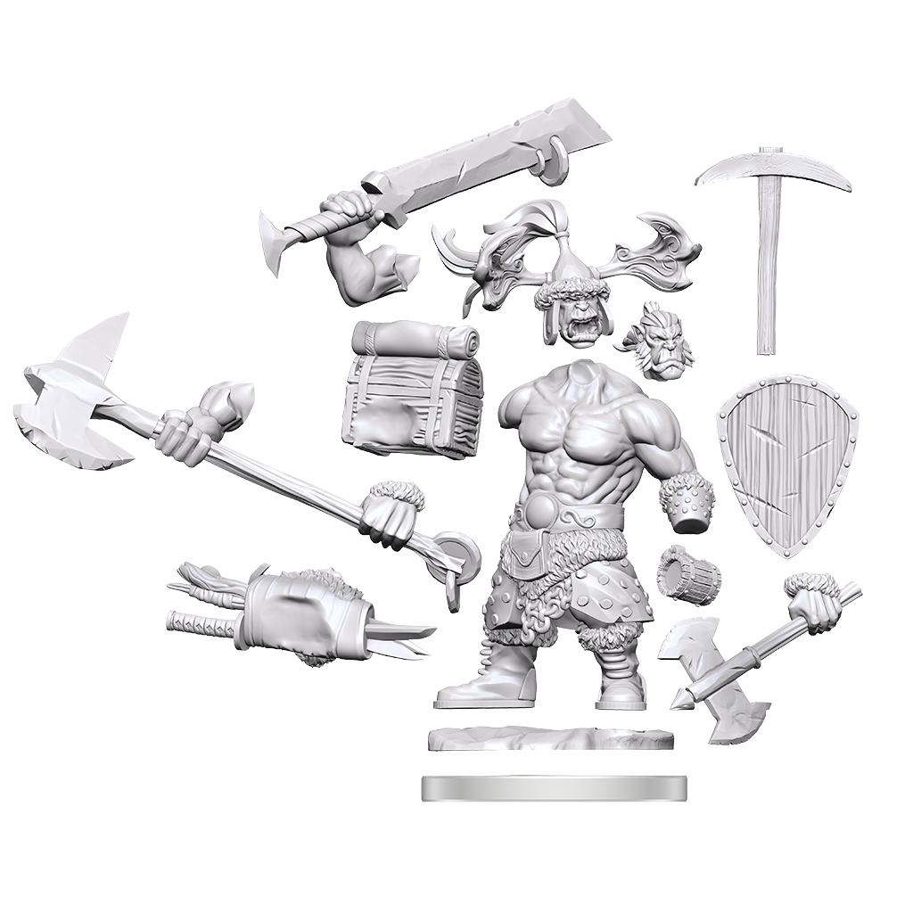 Dungeons & Dragons: Frameworks: Orc Barbarian Male 