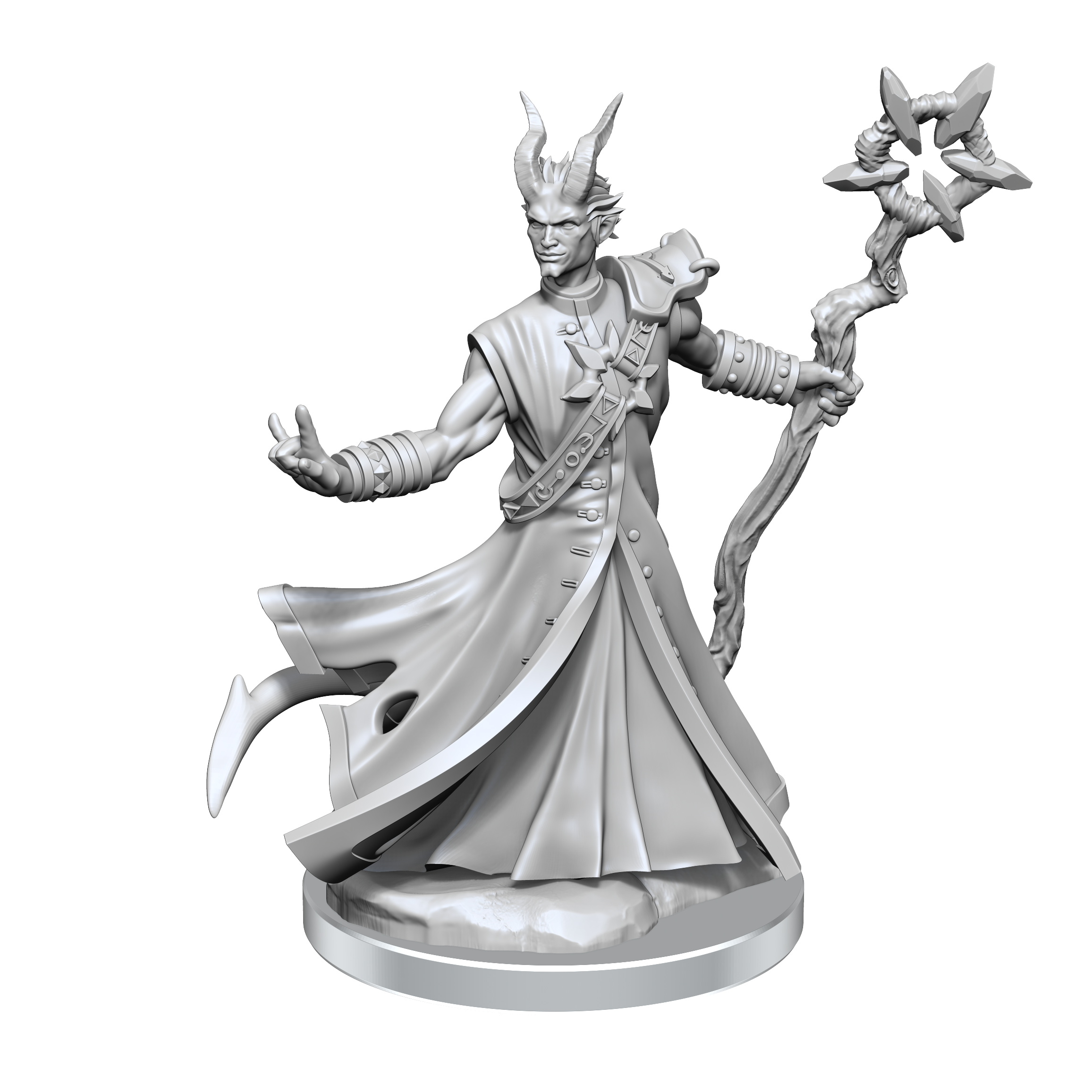 Dungeons & Dragons: Frameworks: Tiefling Warlock Male  