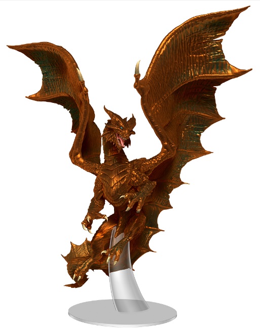 Dungeons & Dragons Icon of the Realms: Adult Copper Dragon  