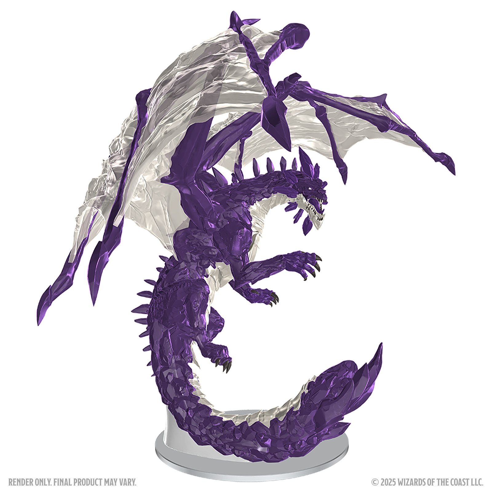 Dungeons & Dragons: Icons: ADULT AMETHYST DRAGON 