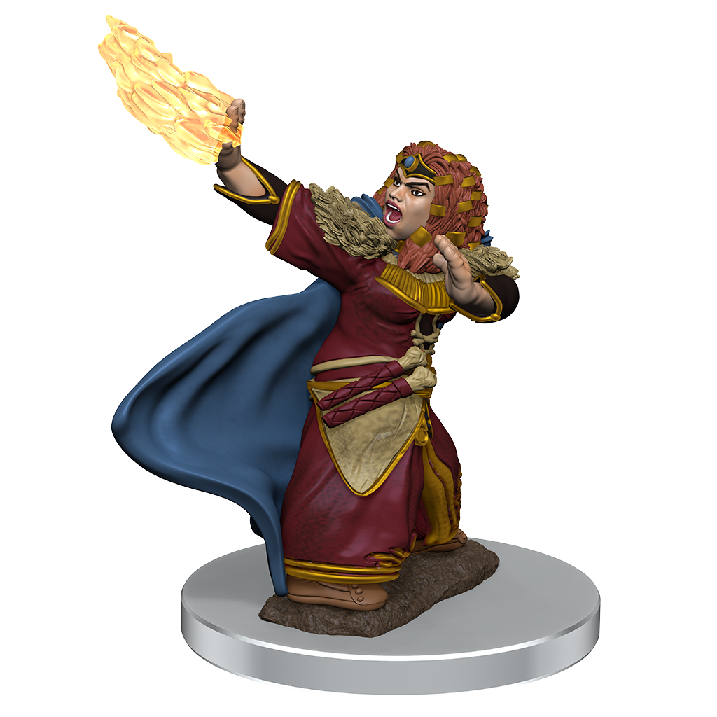 Dungeons & Dragons: Icons of the Realms: Premium Figure: Female Dwarf Wizard 