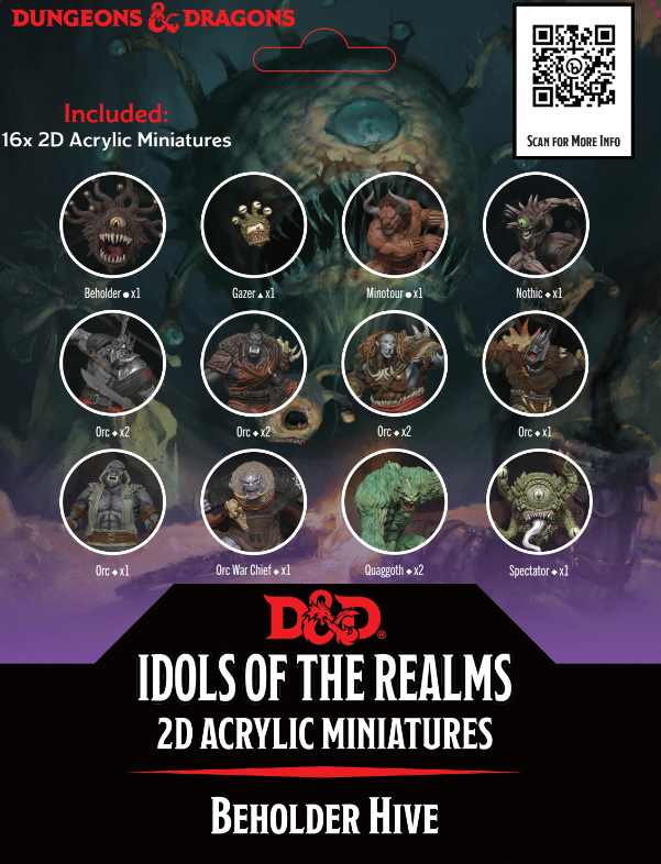 Dungeons & Dragons Idols of the Realms: 2D Minis: Beholder Hive 