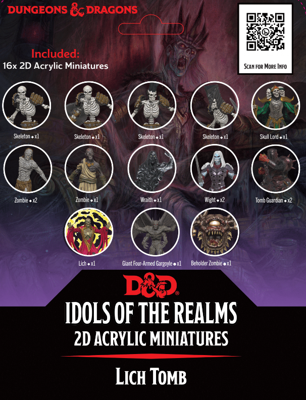 Dungeons & Dragons Idols of the Realms: 2D Minis: Lich Tomb 