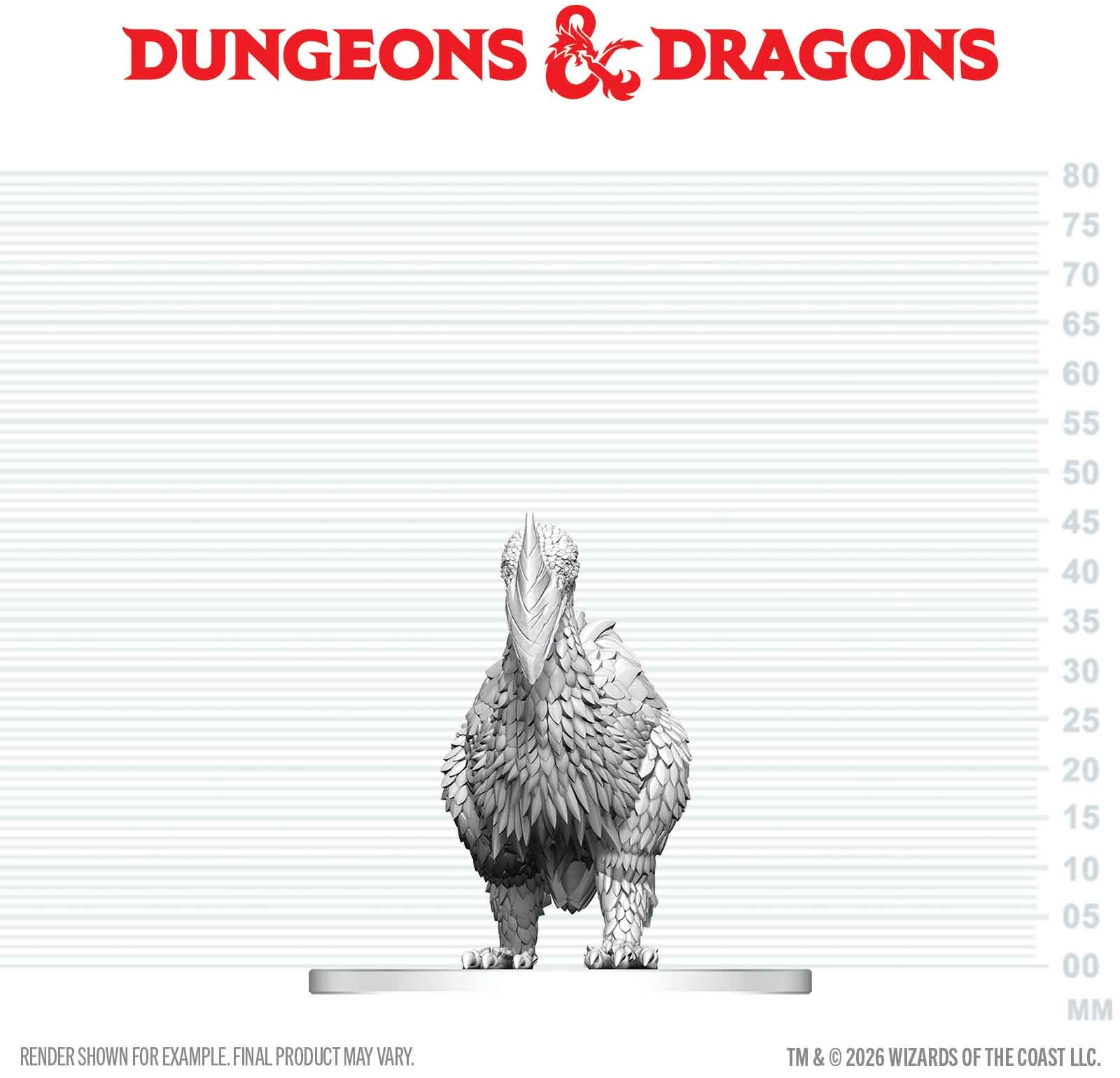 Dungeons & Dragons Nolzur’s Marvelous Miniatures: Axe Beak 