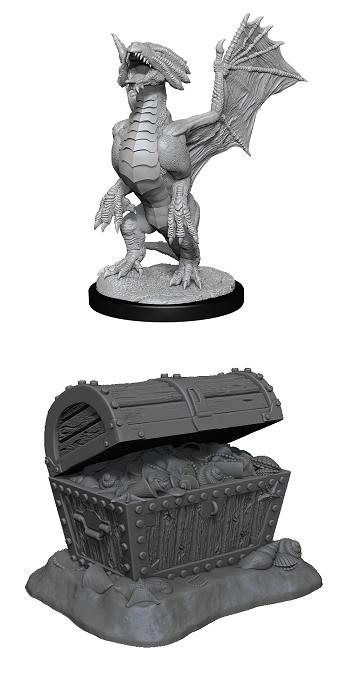 Dungeons & Dragons Nolzur’s Marvelous Miniatures: BRONZE DRAGON WYRMLING 