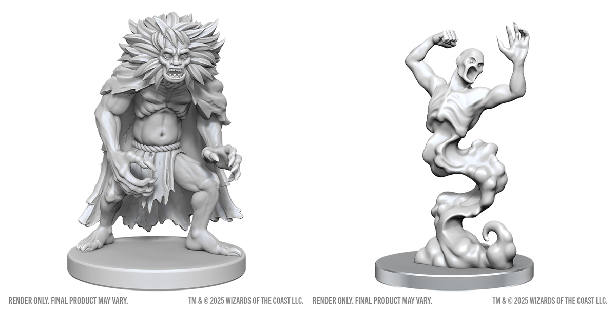 Dungeons & Dragons Nolzur’s Marvelous Miniatures: CLASSIC WIGHT & CLASSIC WRAITH 