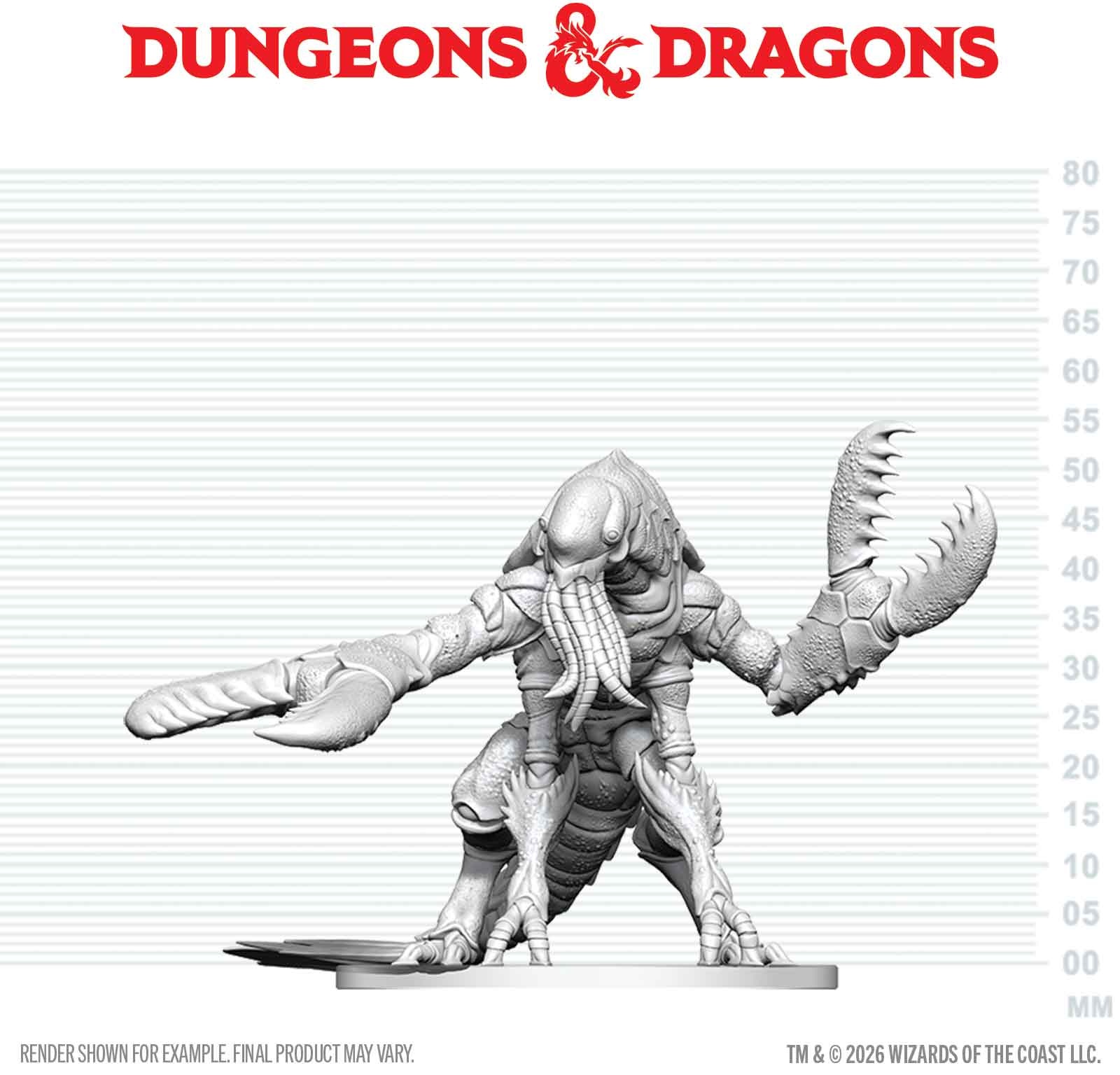 Dungeons & Dragons Nolzur’s Marvelous Miniatures: Chuul 