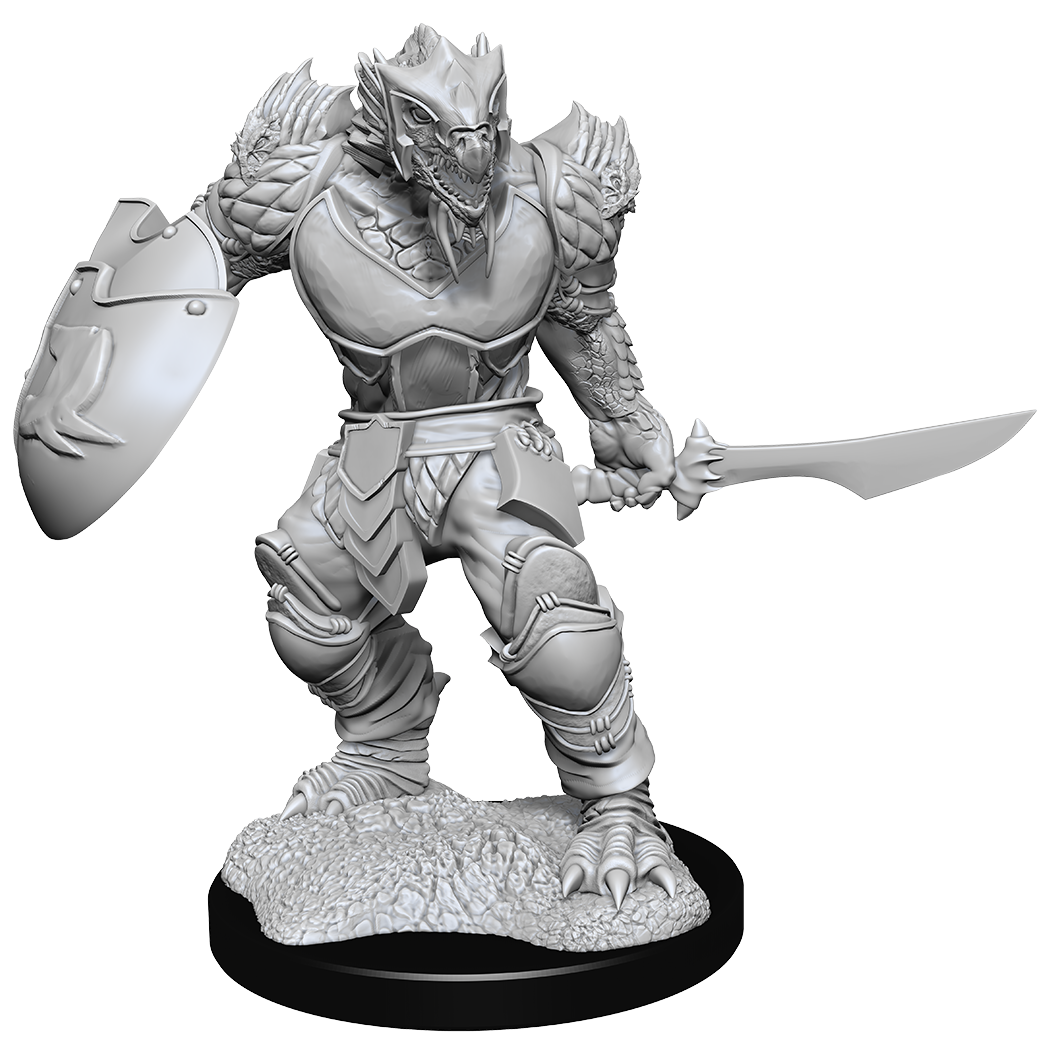 Dungeons & Dragons Nolzur’s Marvelous Miniatures: DRAGONBORN FIGHTER MALE 