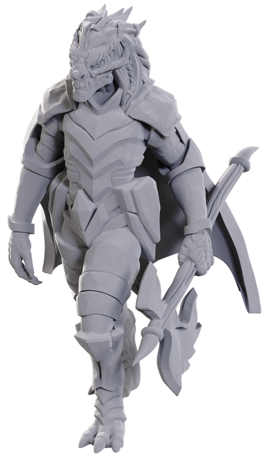 Dungeons & Dragons Nolzur’s Marvelous Miniatures: DRAGONBORN OF TIAMAT 
