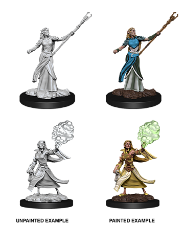 Dungeons & Dragons Nolzur’s Marvelous Miniatures: FEMALE ELF SORCERER 