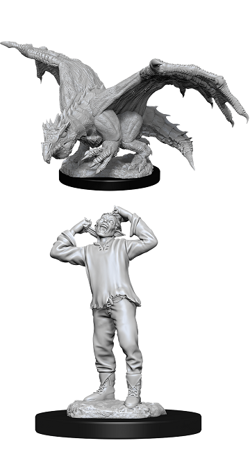 Dungeons & Dragons Nolzur’s Marvelous Miniatures: GREEN DRAGON WYRMLING 