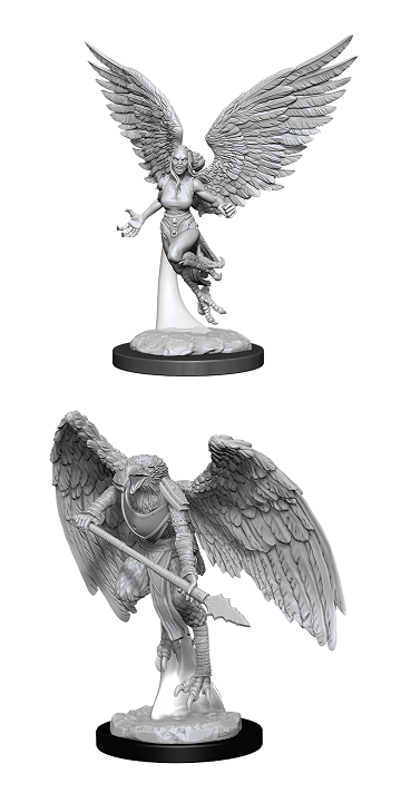 Dungeons & Dragons Nolzur’s Marvelous Miniatures: HARPY AND AARAKOCRA 
