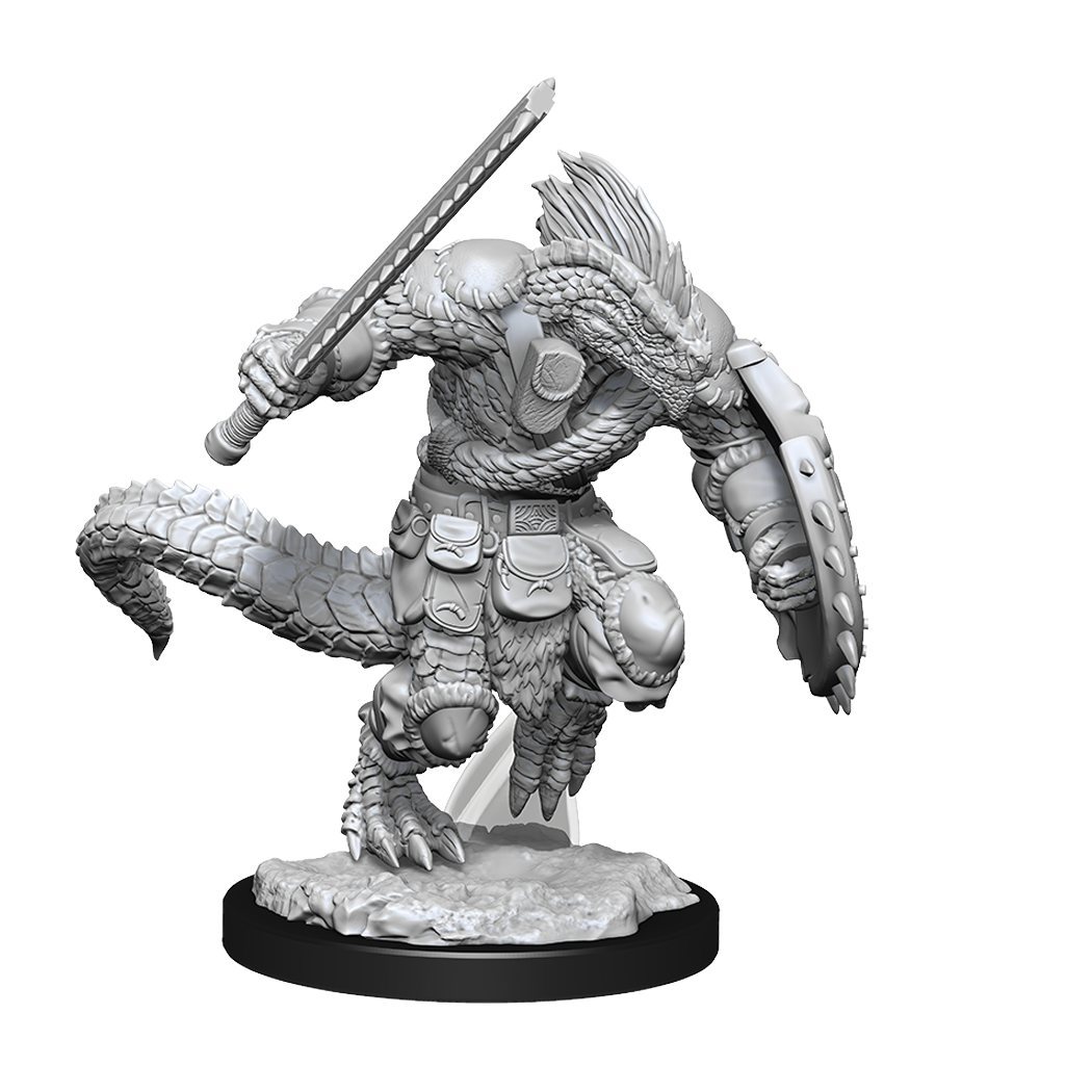 Dungeons & Dragons Nolzur’s Marvelous Miniatures: LIZARDFOLK BARBARIAN/CLERIC 
