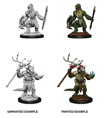 Dungeons & Dragons Nolzur’s Marvelous Miniatures: Lizardfolk/ Lizardfolk Shaman 