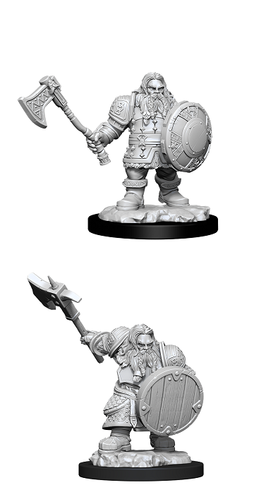 Dungeons & Dragons Nolzur’s Marvelous Miniatures: MALE DWARF FIGHTER 