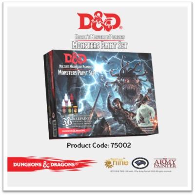 Dungeons & Dragons Nolzur’s Marvelous Miniatures: Monster Paint Set 