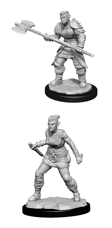 Dungeons & Dragons Nolzur’s Marvelous Miniatures: ORC BARBARIAN FEMALE 