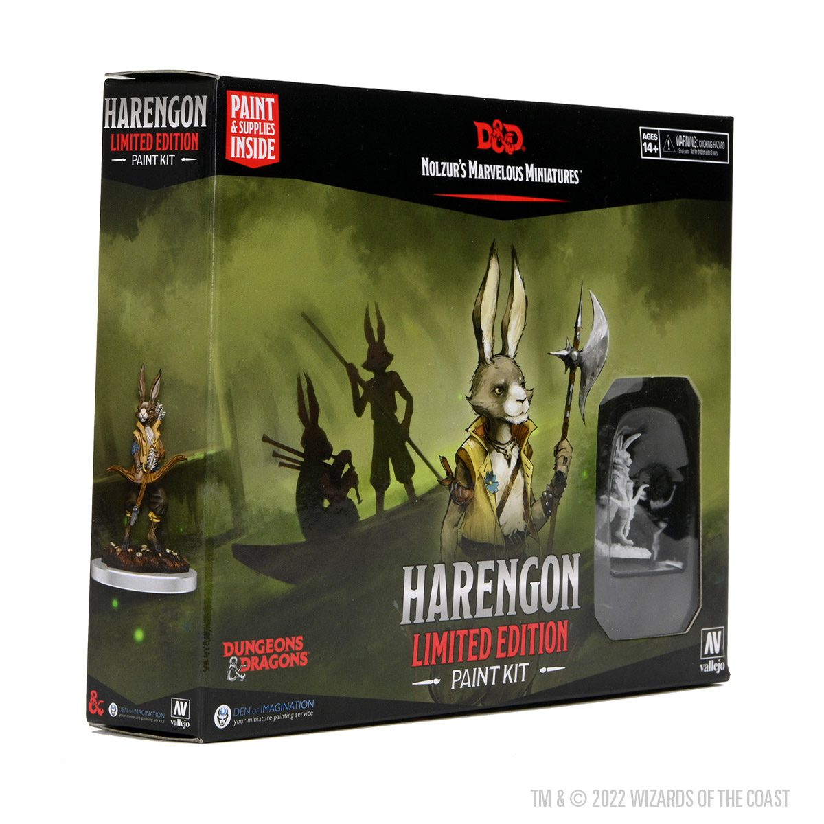 Dungeons & Dragons Nolzur’s Marvelous Miniatures: Paint Night Kit : Harengon 