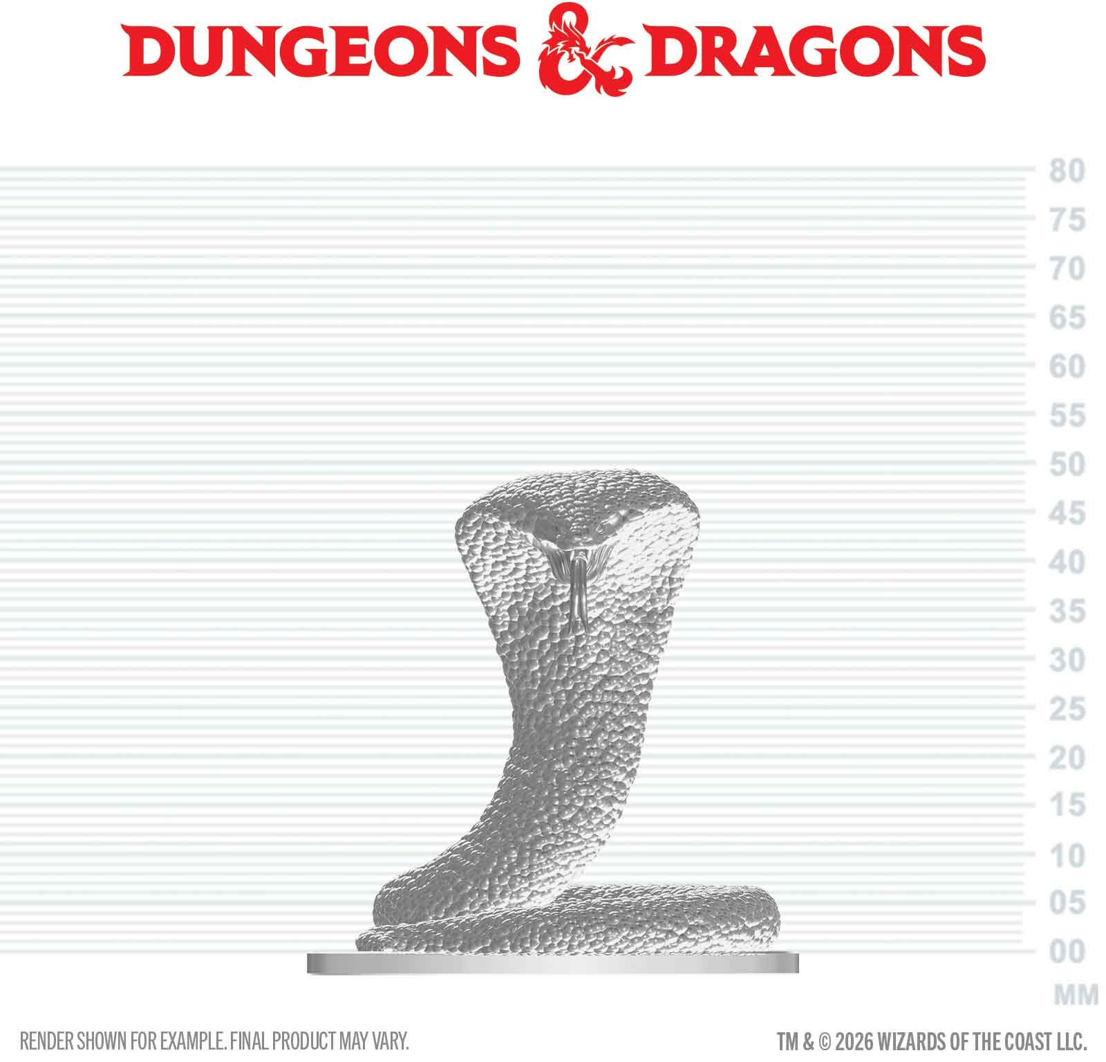 Dungeons & Dragons Nolzur’s Marvelous Miniatures: Polar Serpent 