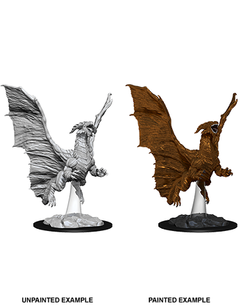 Dungeons & Dragons Nolzur’s Marvelous Miniatures: Young Copper Dragon 