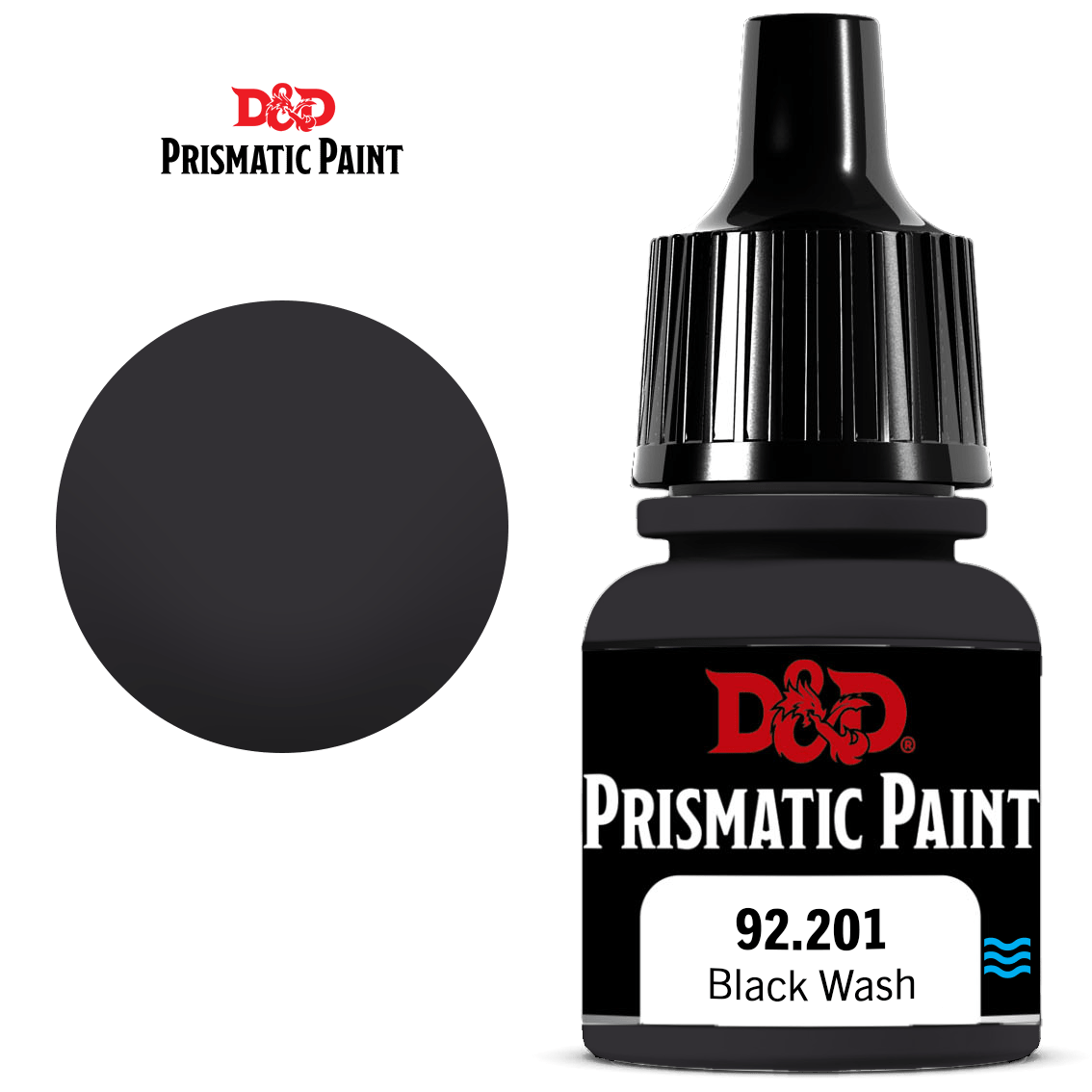 Dungeons & Dragons: Prismatic Paint: Black (Wash) 