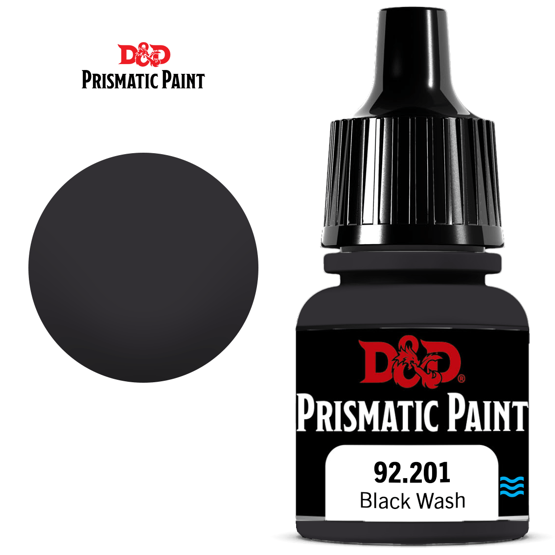 Dungeons & Dragons: Prismatic Paint: Black (Wash) 