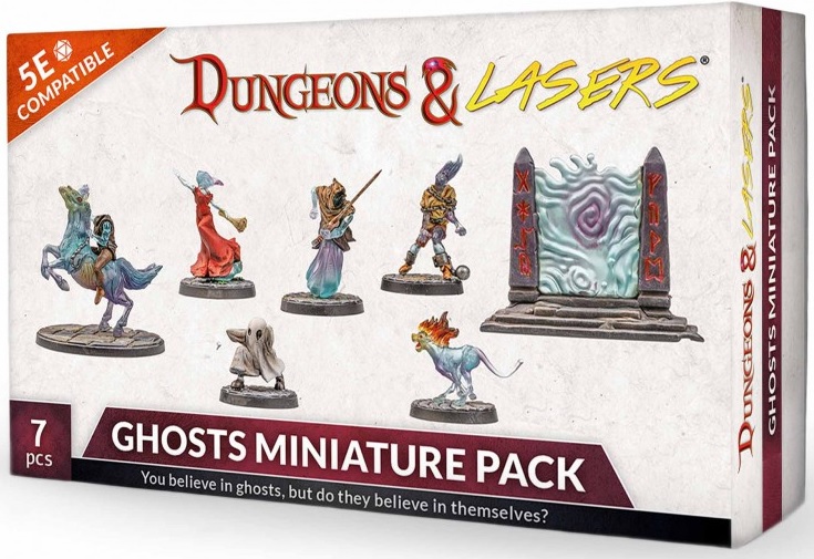 Dungeons & Lasers: Ghosts Mini Pack (Clear Plastic) 