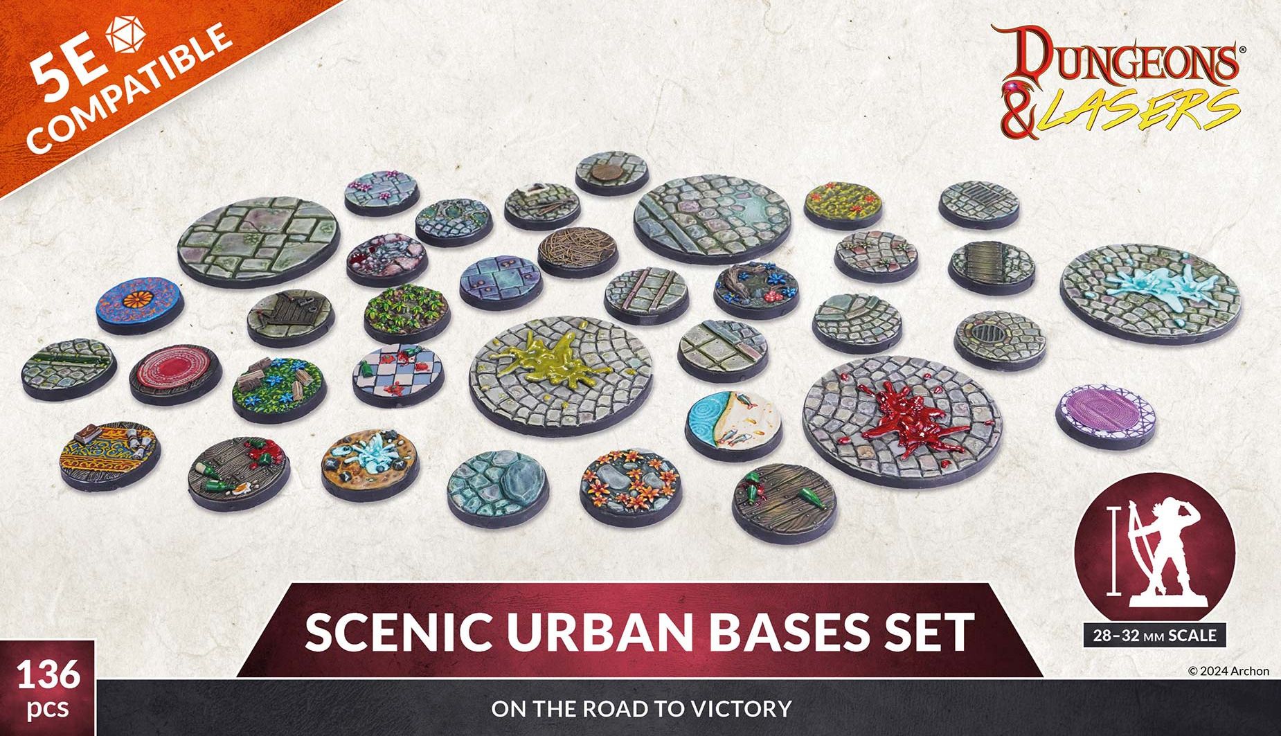 Dungeons & Lasers: Scenic Urban Bases Set 