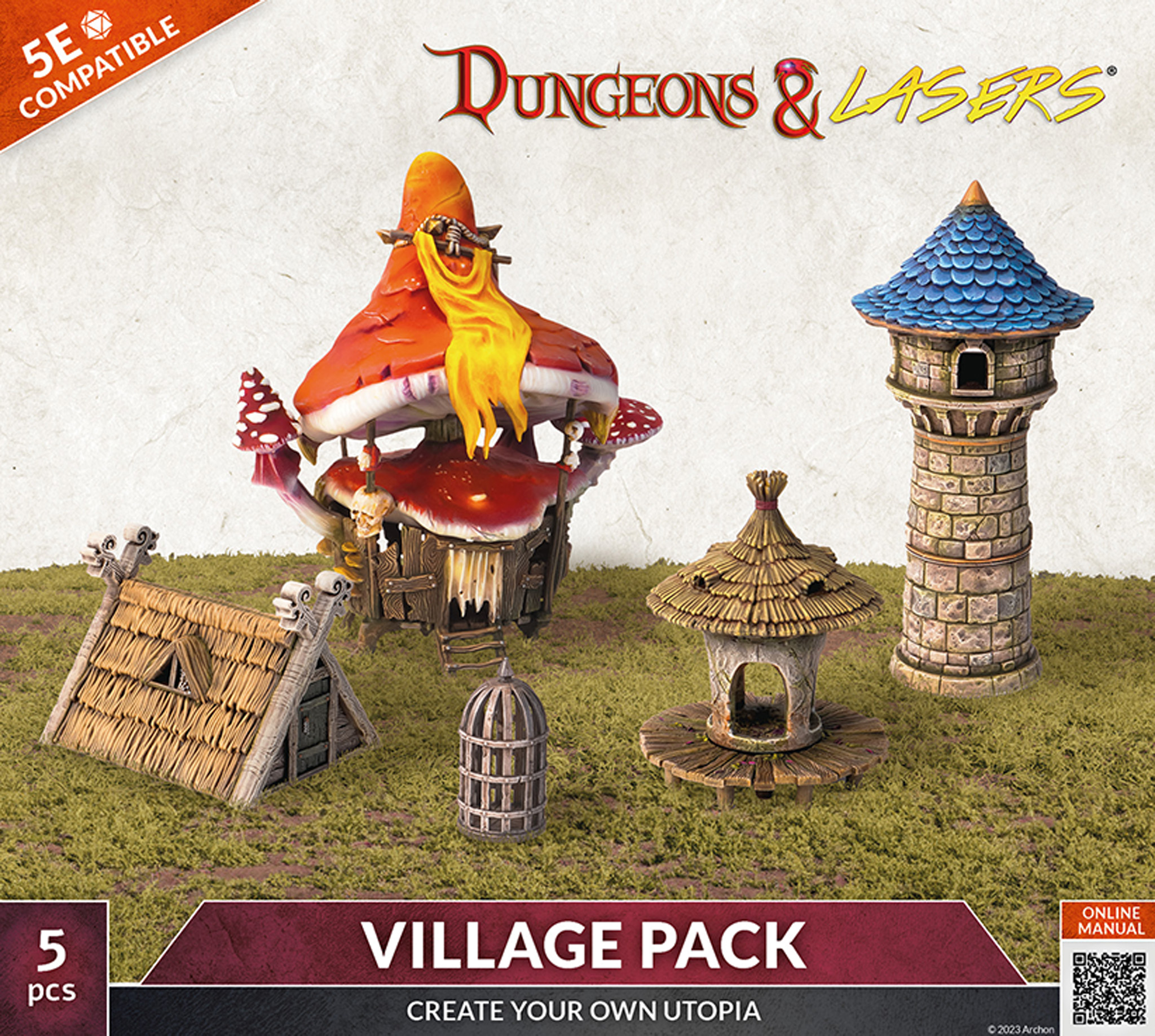 Dungeons & Lasers: Village Pack 