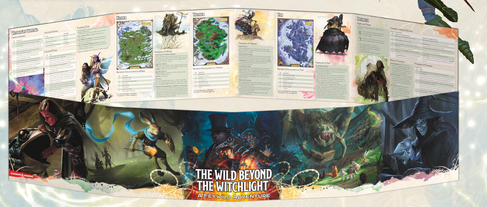 Dungeons and Dragons: The Wild Beyond the Witchlight DM Screen 