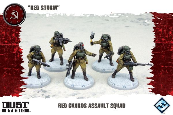 Dust Tactics: SSU: Red Storm: Red Guards Assault Squad 