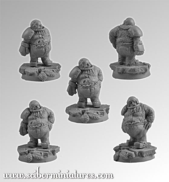 Scibor Monstrous Miniatures: Fantasy Football: Dwarf Player #1 