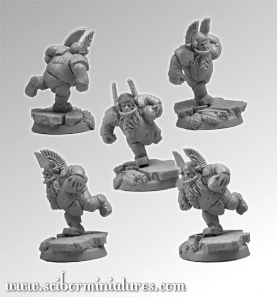 Scibor Monstrous Miniatures: Fantasy Football: Dwarf Player #3 