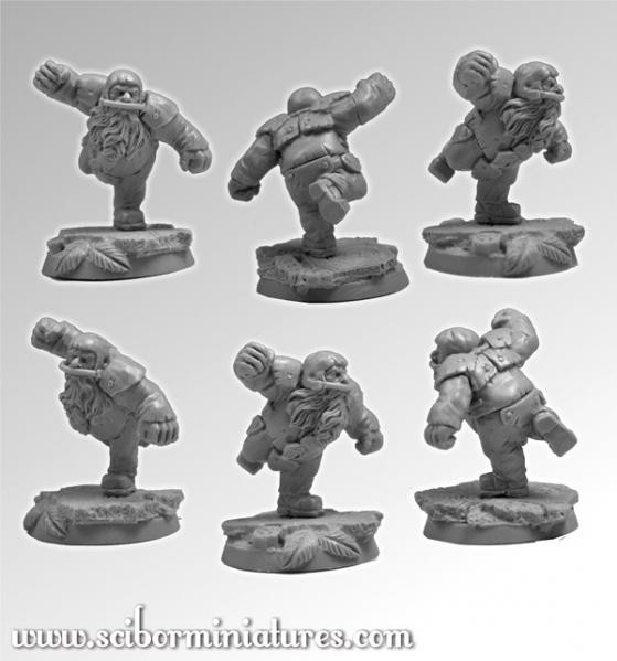 Scibor Monstrous Miniatures: Fantasy Football: Dwarf Player #4 