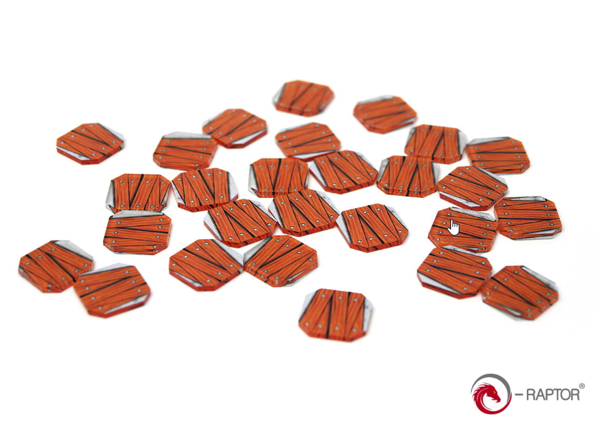 E-Raptor: Barricade Token Set (10pcs) 
