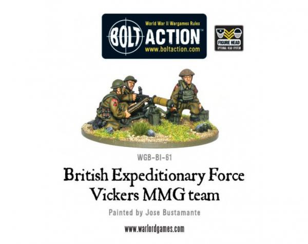 Bolt Action: British: Early War Vickers MMG Team 