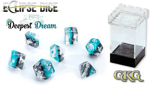 Eclipse Dice: 7 Piece Set: DEEPEST DREAM 