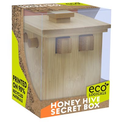 Eco Logicals: Bamboo Puzzle: Honey Hive Secret Box (DAMAGED) 