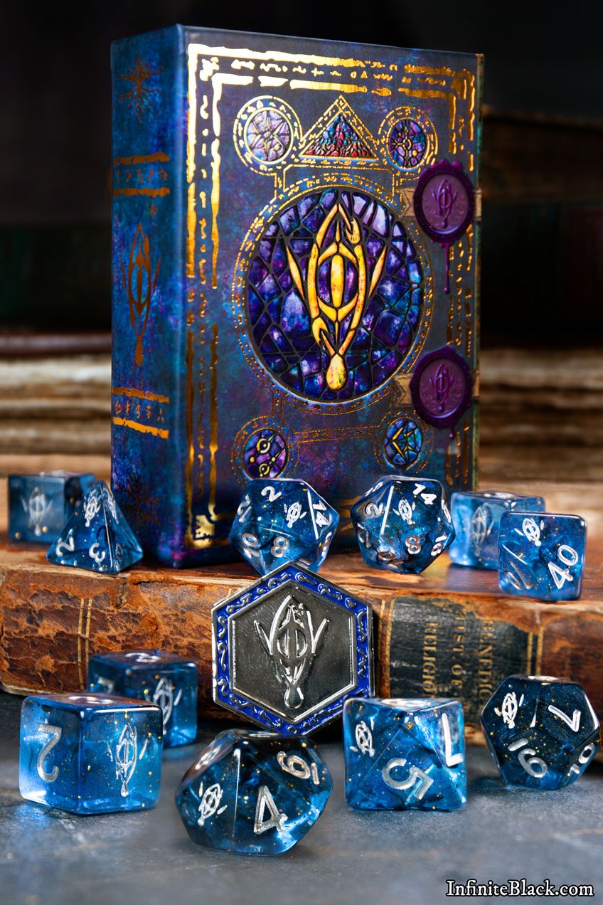 Elder Dice: Polyhedral Set: Seers Eye: Interstellar 