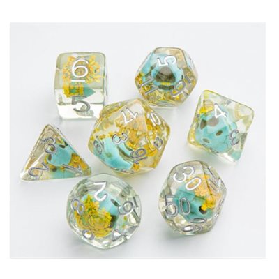 Embraced Series: Green Skull: RPG Dice Set (7pcs) 