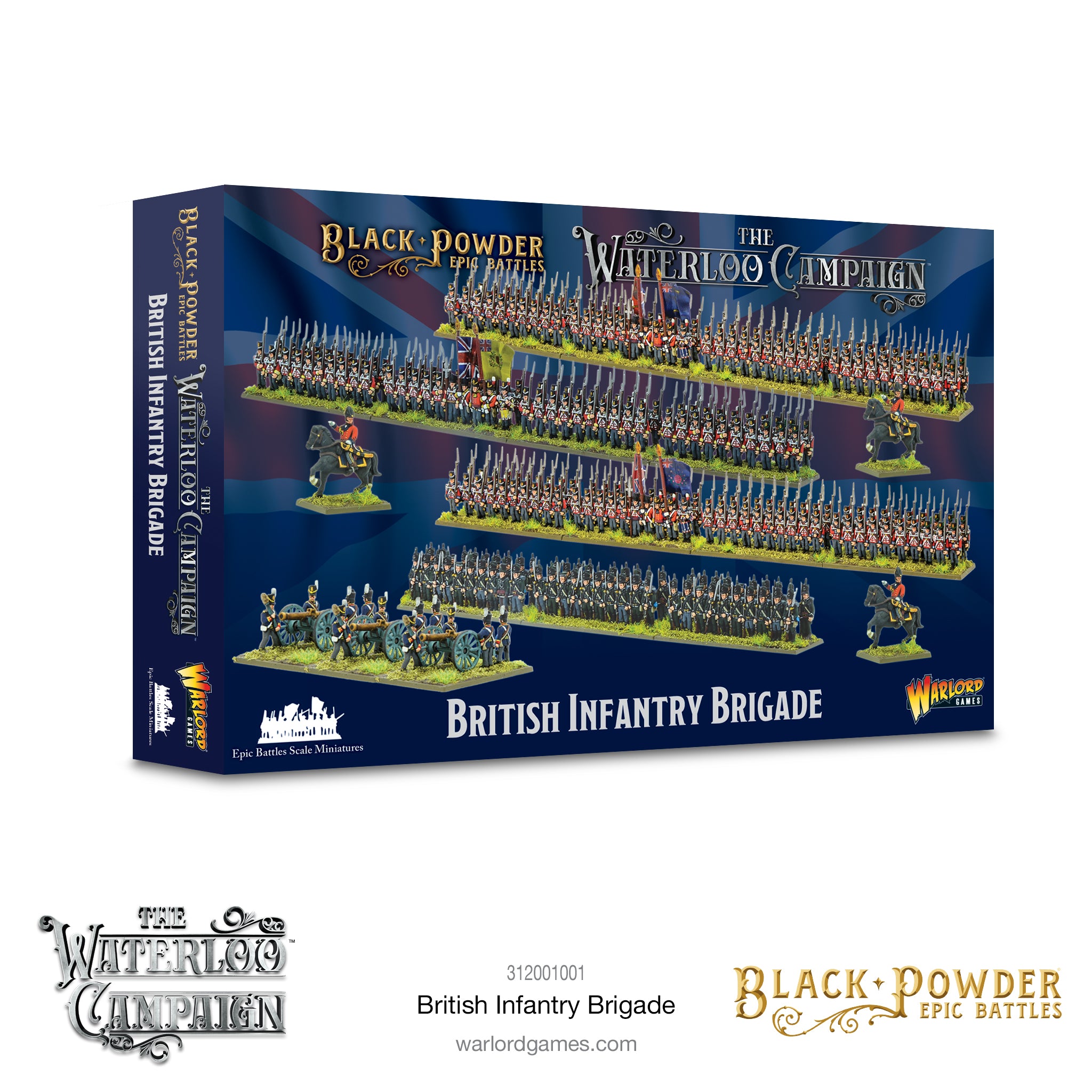 Black Powder Epic Battles: Napoleonic Wars: The Waterloo Campaign - British Infantry Brigade 
