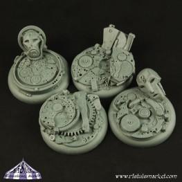 Extraordinary Bases: Robotic Gear: 40mm Round Edge 