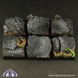 Extraordinary Bases: SF Fortress Ruins: 20mm Square 