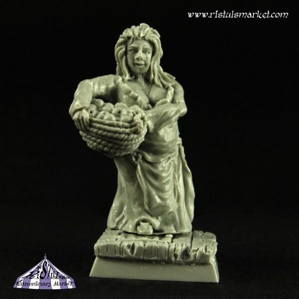 Extraordinary Fantasy Miniatures: Fruit SalesWoman 