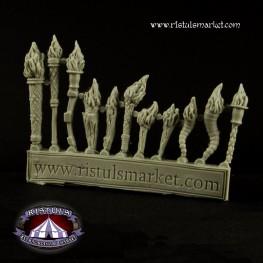 Extraordinary Terrain: Flaming Torches 
