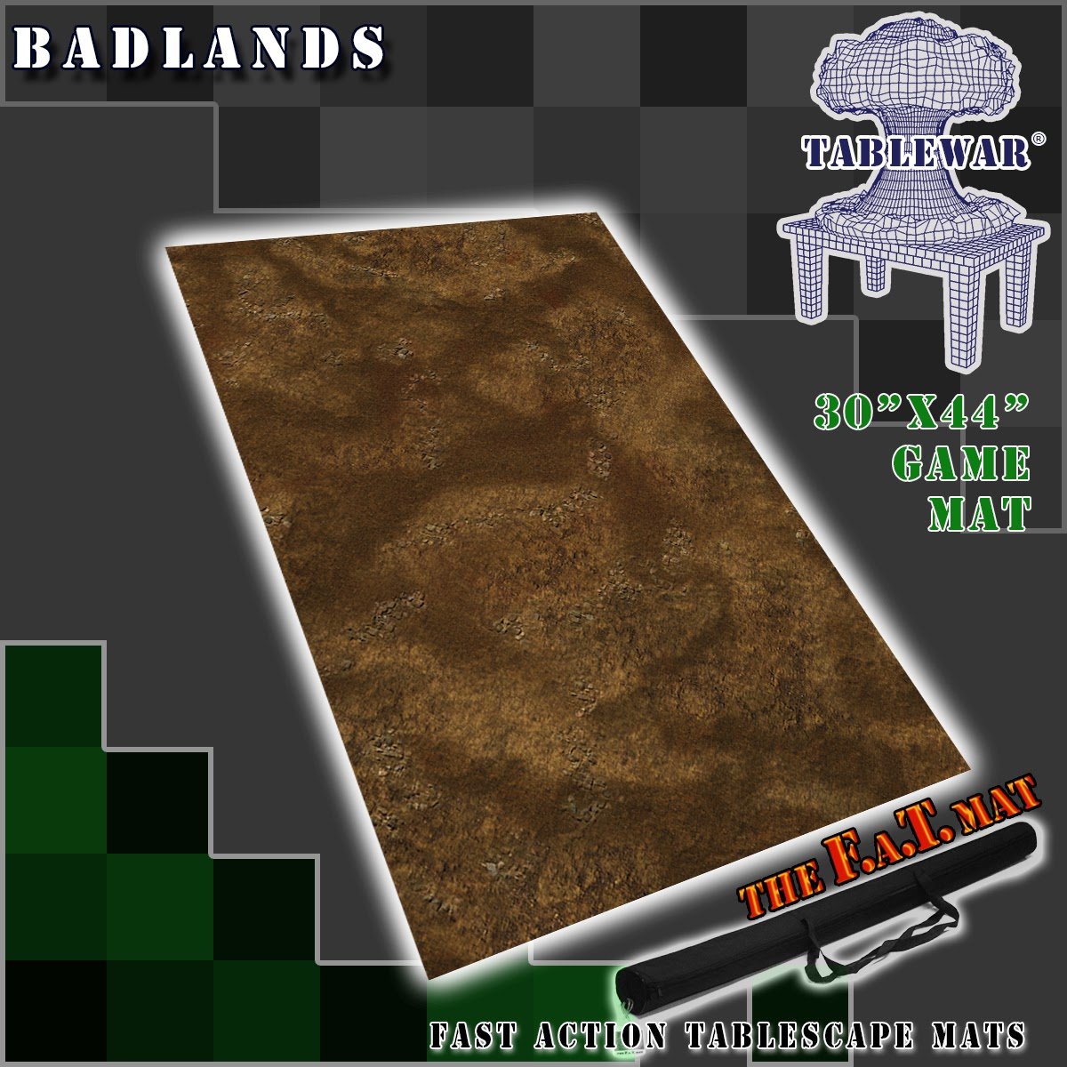 F.A.T. Mats: BADLANDS 30"X44" 