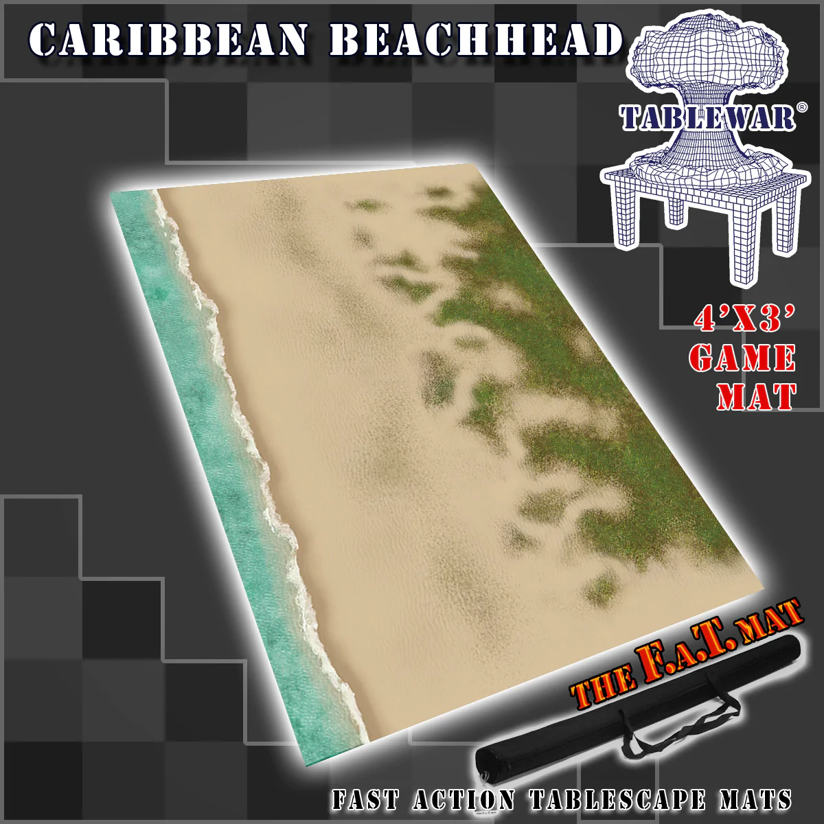 F.A.T. Mats: CARIBBEAN BEACHHEAD (LAND/SHORE) 4X3 