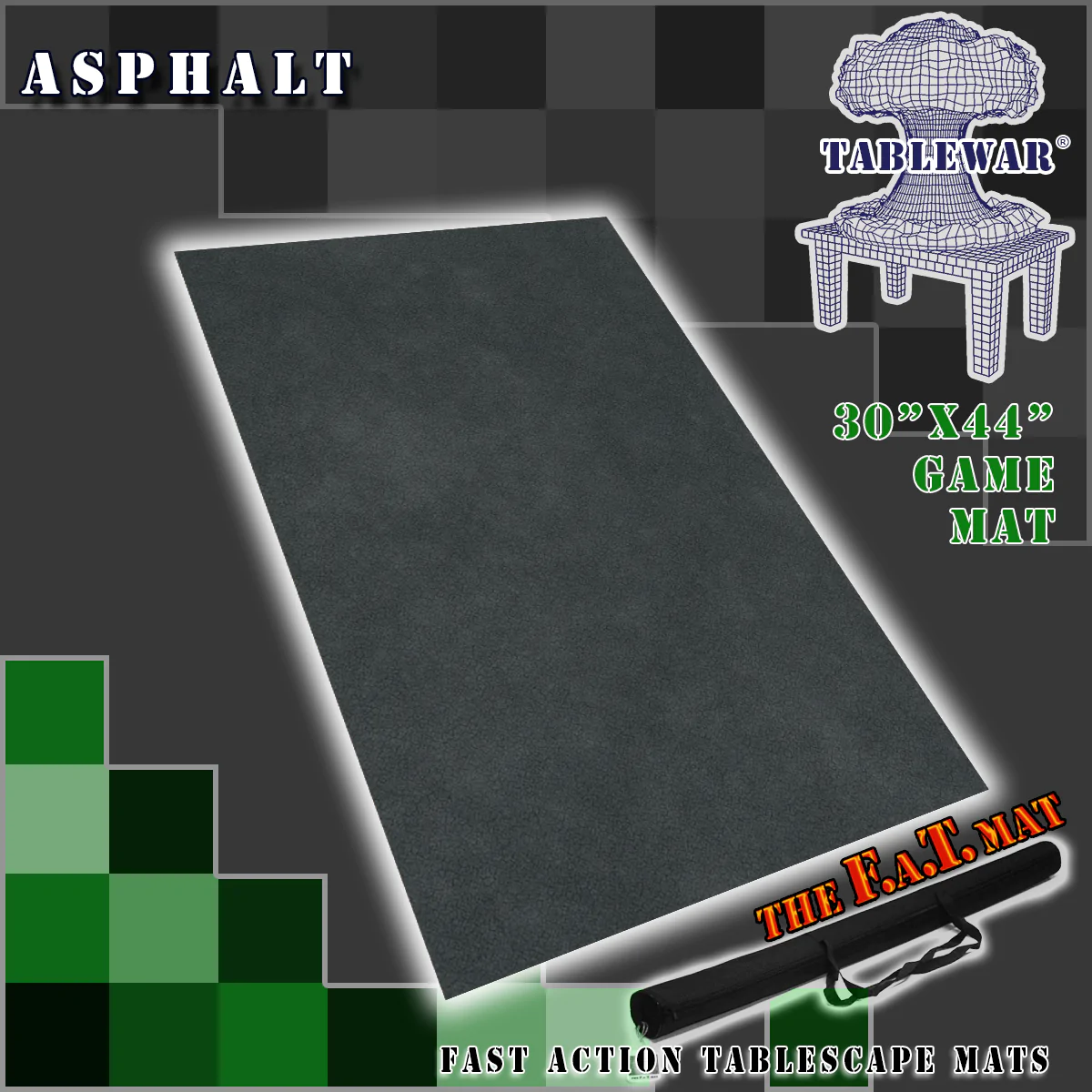 F.A.T. Mats: Core Environment: Asphalt (30" X 44") 