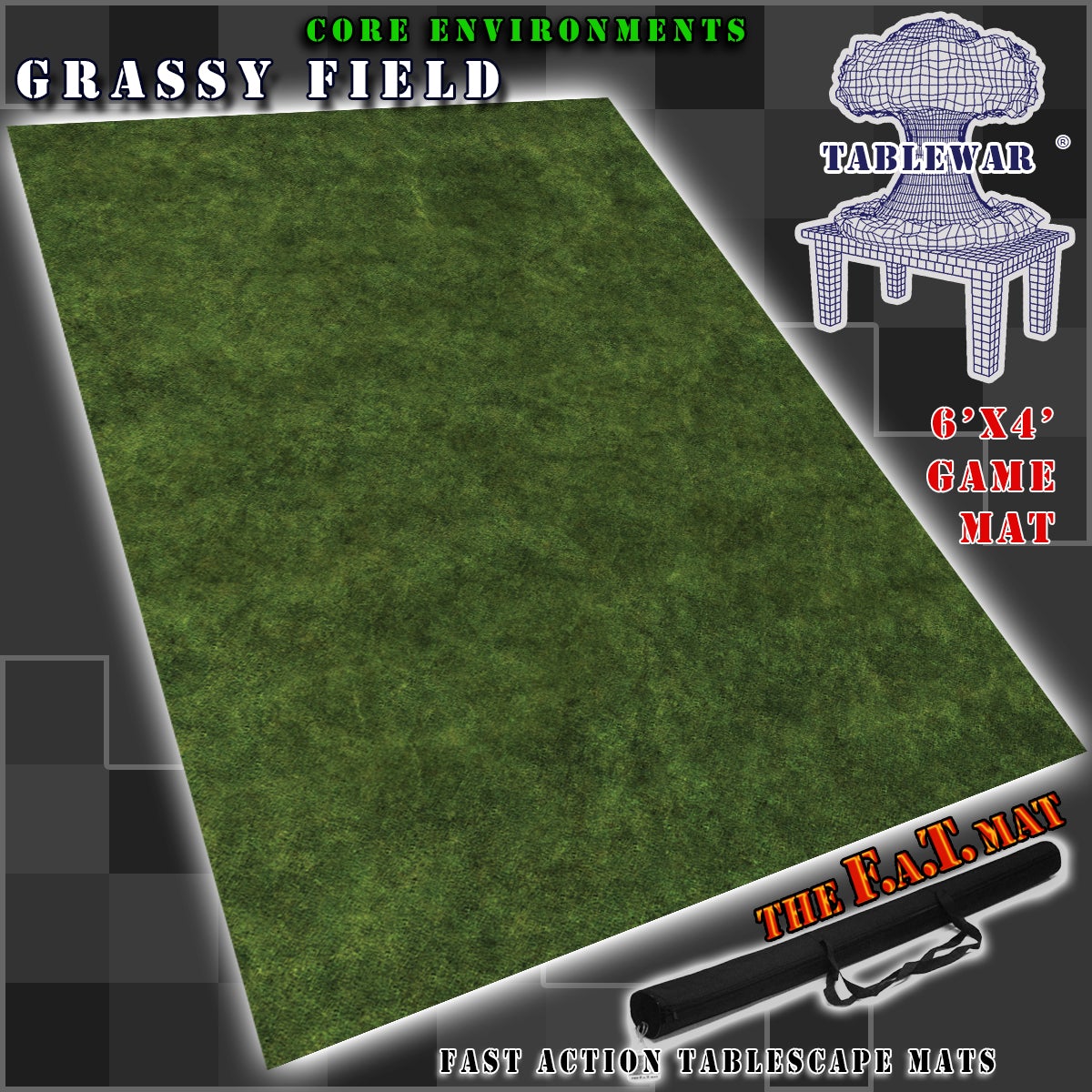 F.A.T. Mats: Core Environment Grassy Field 6X4  