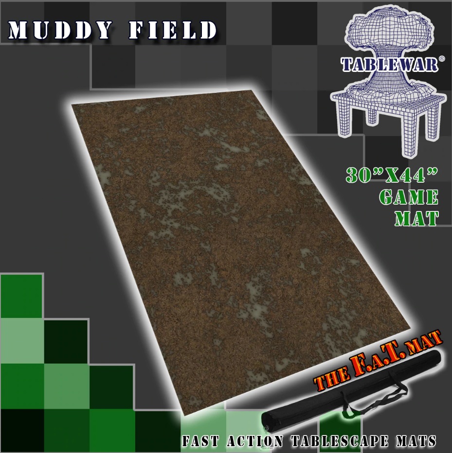 F.A.T. Mats: Core Environment: Muddy Field (30" X 44")  